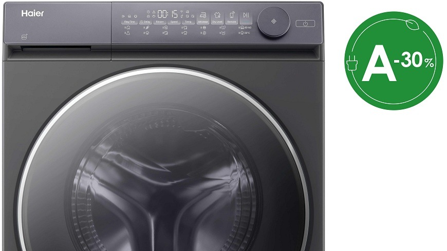 Práčka so sušičkou Haier HWD90BP14367GTUS antracitová farba práčka so sušičkou haier HWD90BP14367GTUS a zelená ikona A -30 %