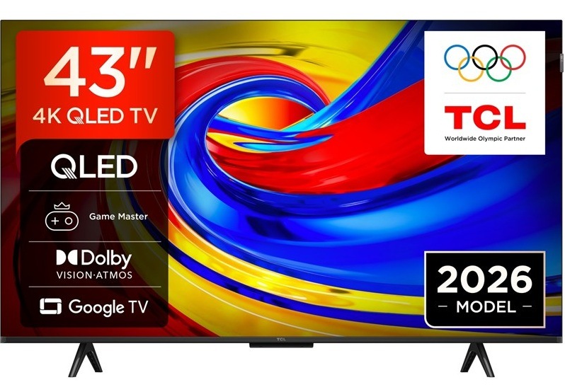 Televízia TCL 43P7L s uhlopriečkou 108 cm.