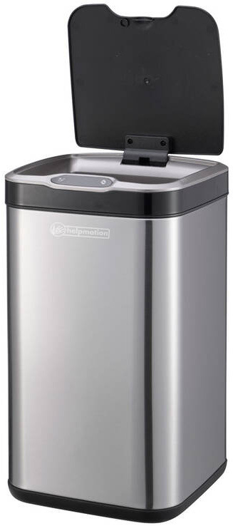Bezdotykový odpadkový kôš Helpmation CUBE AK6311, 20 l nerez