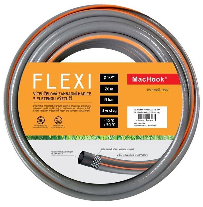 Hadica J.A.D. TOOLS 13876 FLEXI 1/2 20m