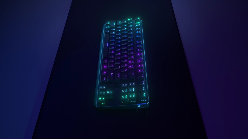 Klávesnica ENDORFY Thock TKL Wireless Brown, CZ/SK layout čierna Klávesnica ENDORFY Thock TKL Wireless Brown, CZ/SK layout čierna