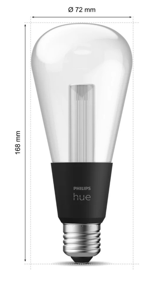 Inteligentná žiarovka Philips Hue ST72, 6,8W, E27, White a Color Ambiance Inteligentná žiarovka Philips Hue ST72, 6,8W, E27, White a Color Ambiance