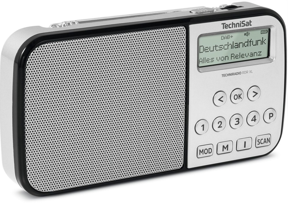 Rádioprijímač s DAB+ Technisat TECHNIRADIO RDR XL strieborný Rádioprijímač s DAB+ Technisat TECHNIRADIO RDR XL strieborný
