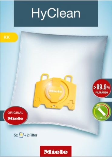 Vrecká pre vysávače Miele HyClean KK, 5 ks biely