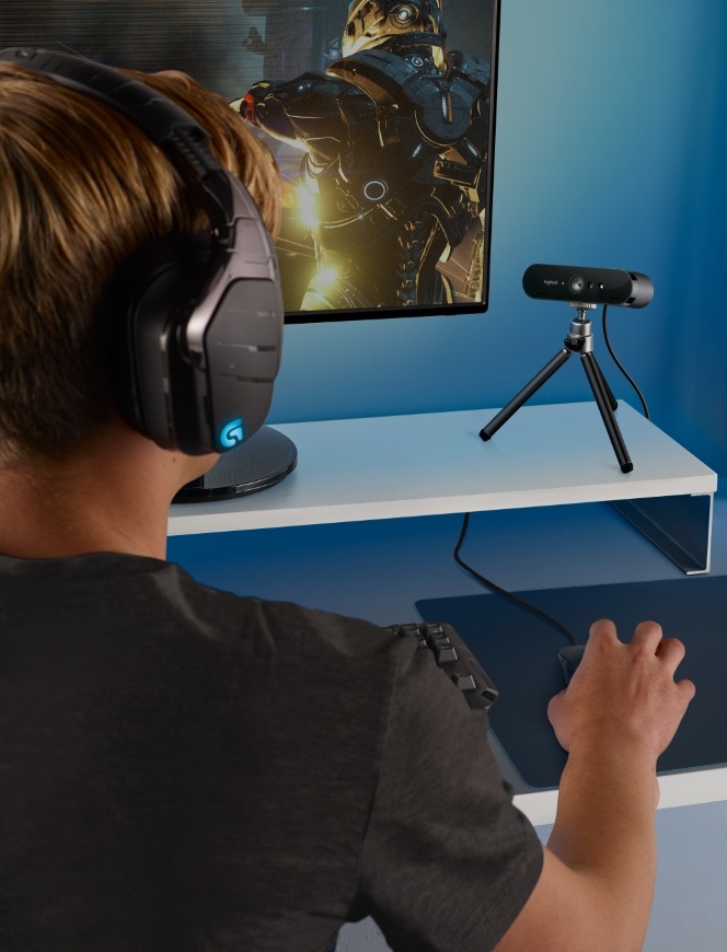 Webkamera Logitech Brio 4K Graphite grafitová farba Logitech Brio 4K, grafitová