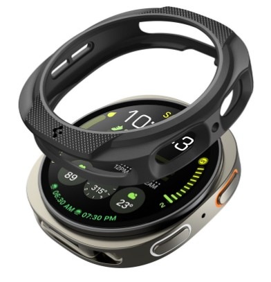 Ochranné puzdro Spigen Liquid Air na Samsung Galaxy Watch 8 (44mm) čierny