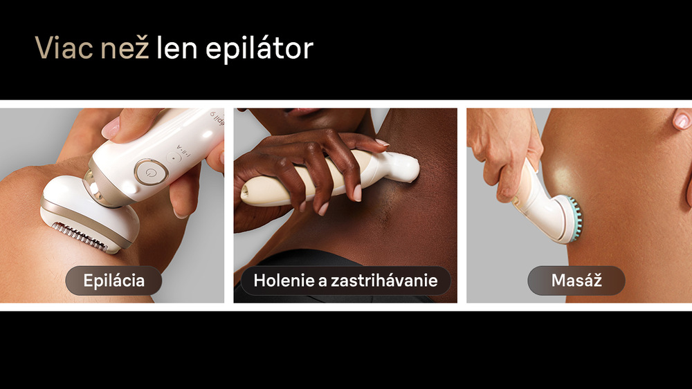 Braun Silk-épil 9 Flex SES9-071 3D funkcie epilátora, holenia a masáže