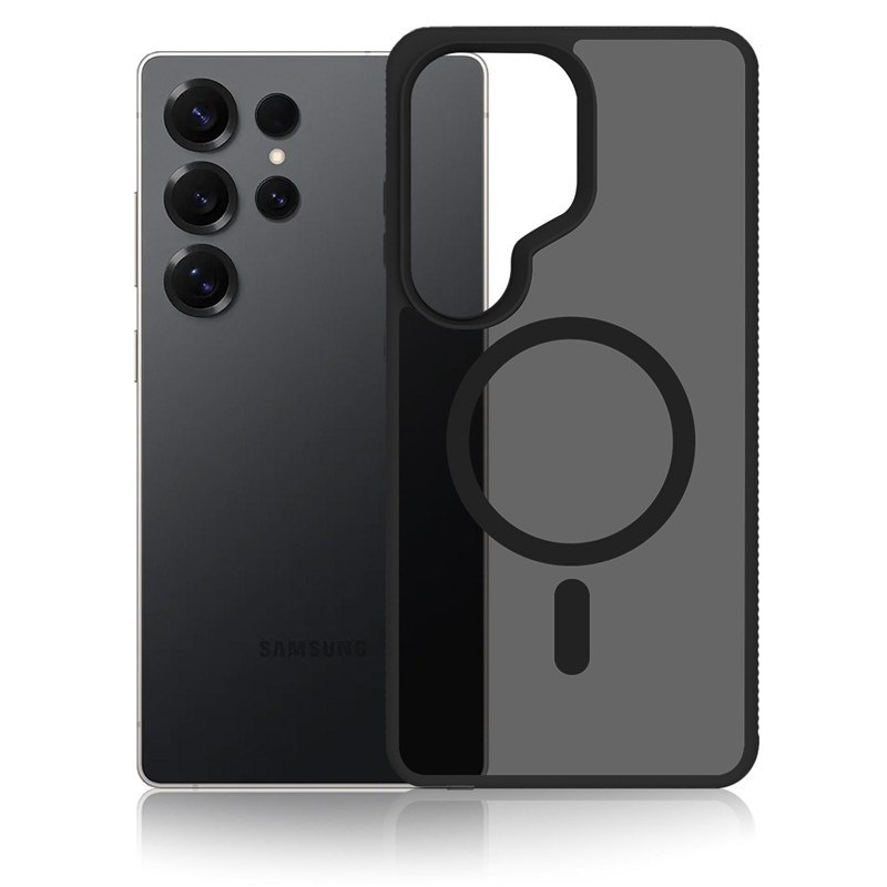 Kryt na mobil 3mk na Samsung Galaxy S25 FE - Hardy Hazy MagCase, čierna