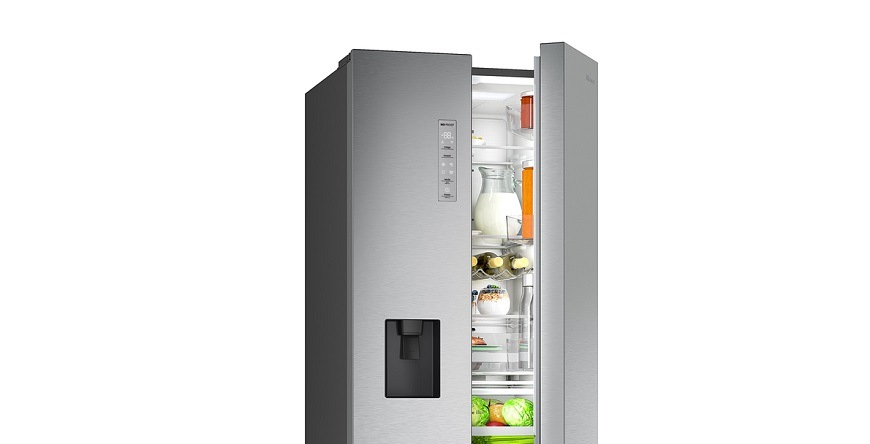 Americká chladnička Hisense RF632N4WIE1 nerez Americká chladnička Hisense RF632N4WIE1, šedá, Dverný alarm