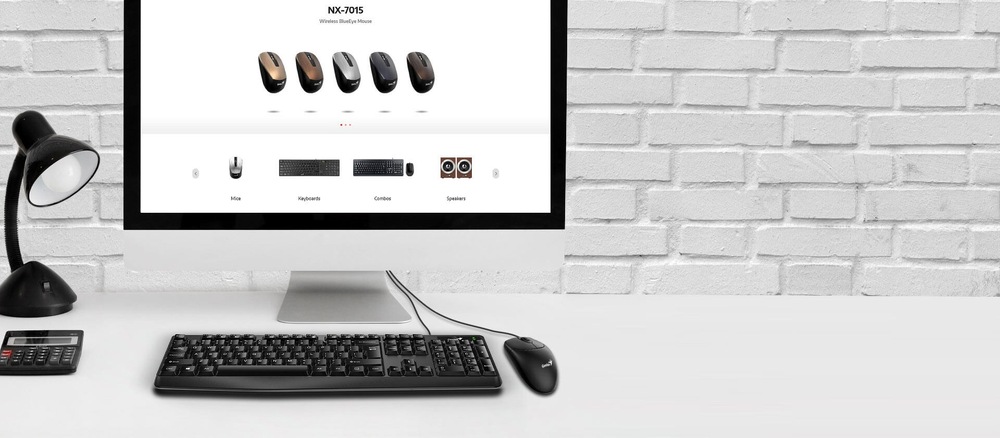 Klávesnica Genius KB-117, drôtová, copilot, USB, CZ+SK layout čierna Genius KB-117 (31310016415)
