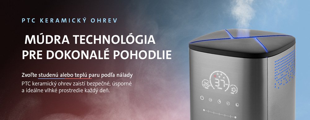 Kvapanie arómy oleja do špeciálneho zásobníka zvlhčovača vzduchu ETA Noble Smart