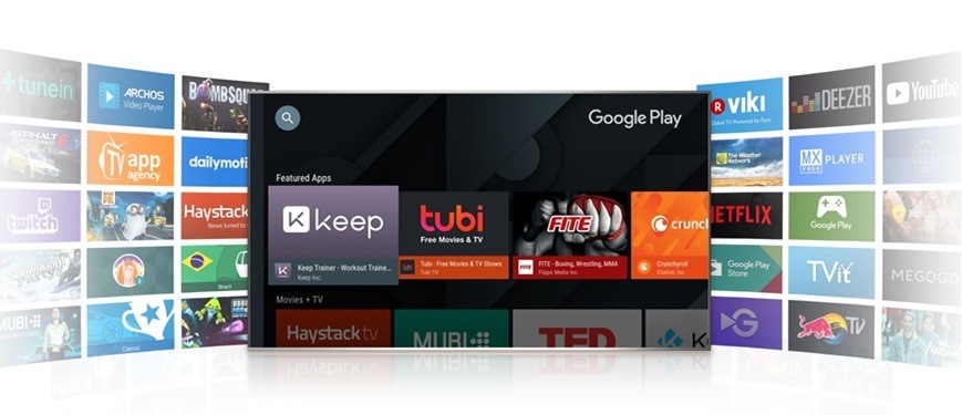 Televízia TCL 40S5L s prístupom do Google Play ponúka široký výber aplikácií, hier a streamovacích služieb pre zábavu na jednom mieste.