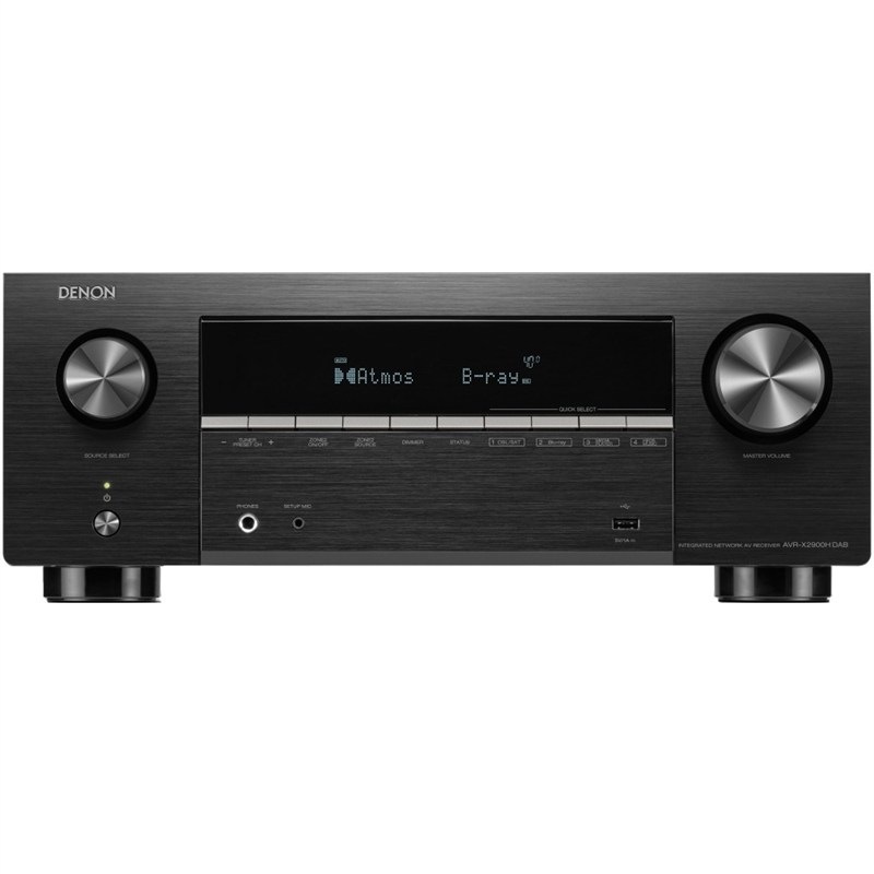 AV Receiver Denon AVR-X2900H DAB, čierna farba