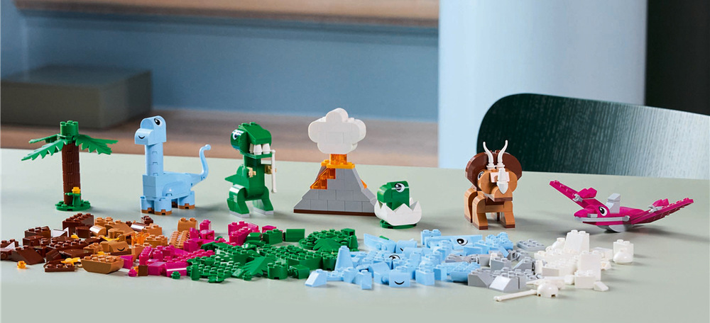 Pestrofarebné kocky LEGO umožňujú modely ľubovoľne prestavovať, meniť ich vzhľad a tvoriť nové výtvory.
