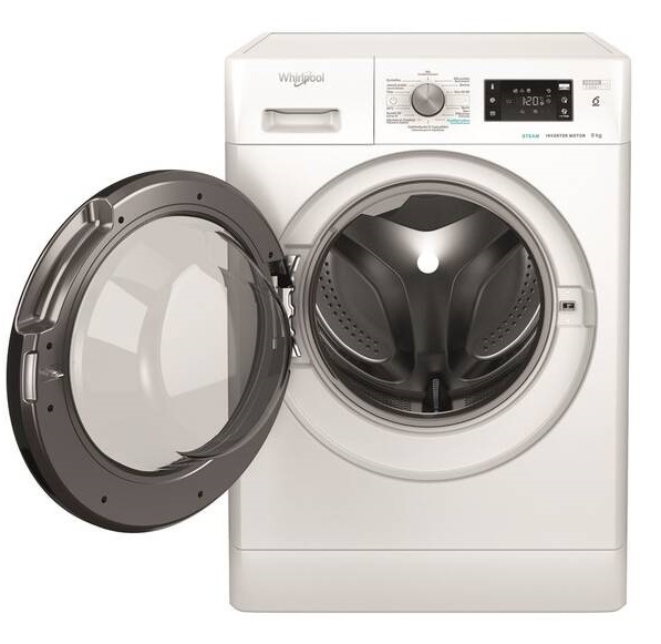 Práčka Whirlpool FFB 9489 BV CS, voľne stojaca, vopred plnená, biela, český panel