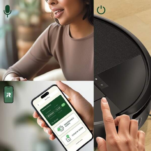 Robotický vysávač iRobot Roomba 205 DustCompactor Combo Black čierny Robotický vysávač iRobot Roomba 205 DustCompactor Combo Black čierny