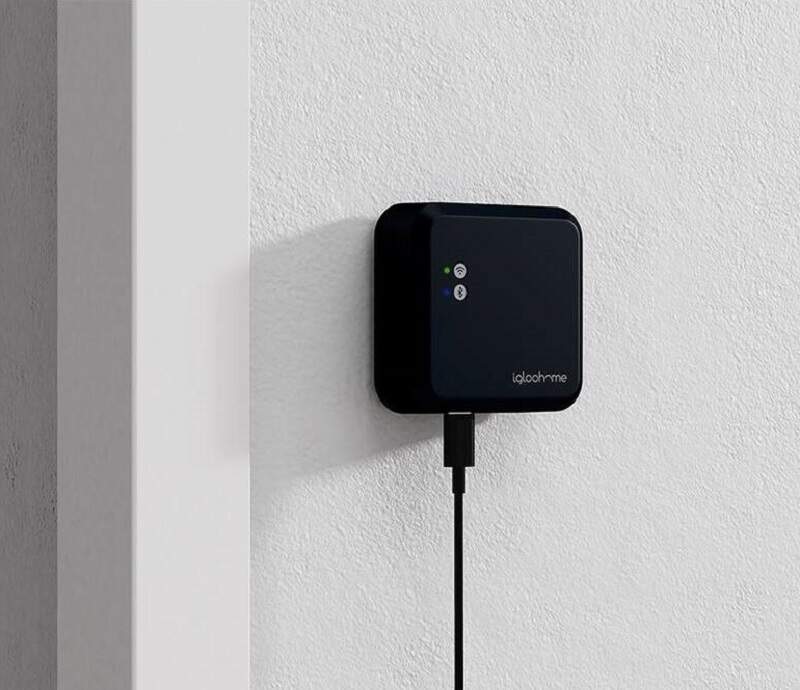 Zámok Igloohome Retrofit Lock + Wi-Fi Bridge čierny Zámok Igloohome Retrofit Lock + Wi-Fi Bridge čierny