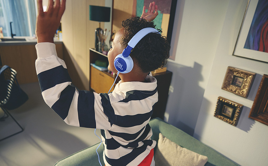 Slúchadlá JBL JR320 fialová „JBL