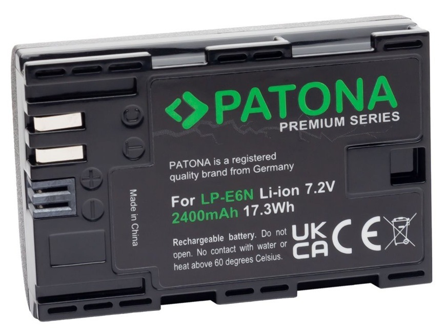 Batéria PATONA pre Canon LP-E6N 2040mAh Li-Ion Premium čierna