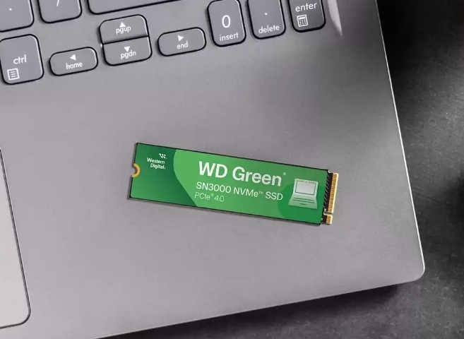 SSD SANDISK WD Green SN3000 2TB, PCIe Gen4 powered by SANDISK