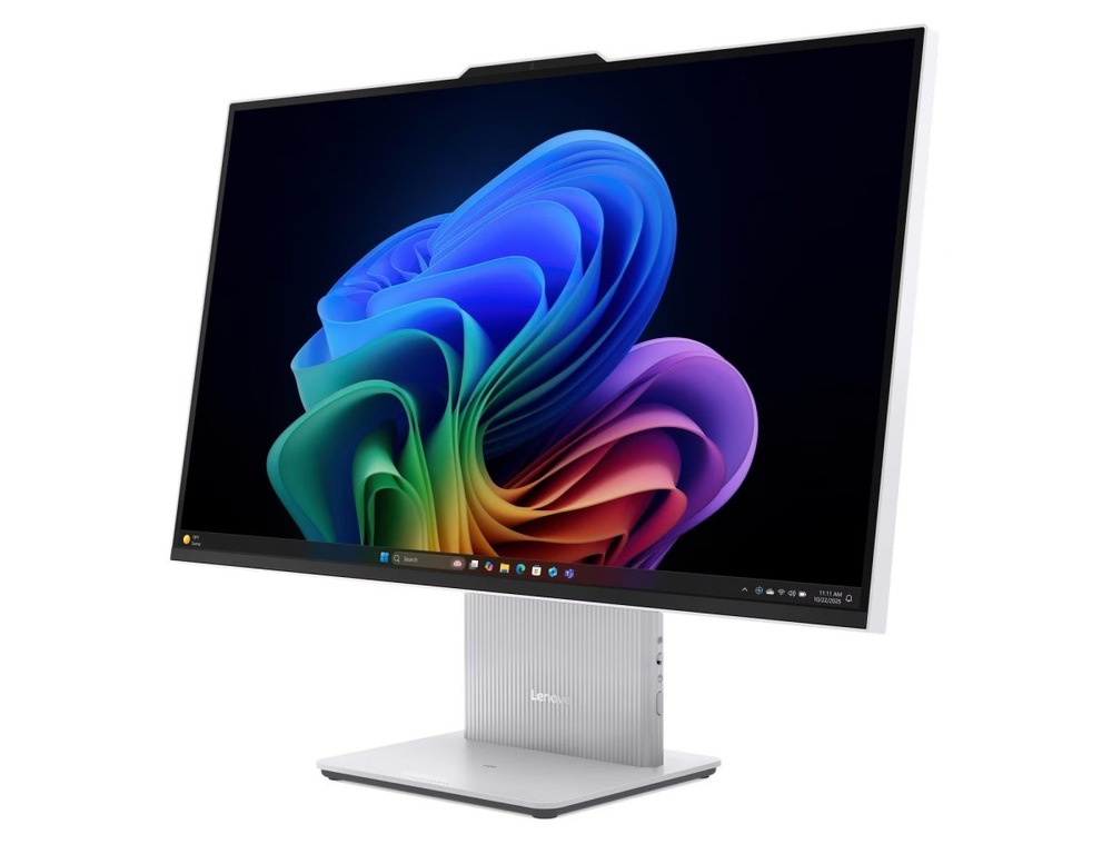 PC all in-one Lenovo IdeaCentre AIO 27IPH11 sivý AIO PC Lenovo IdeaCentre AIO 27IPH11 27" spredu otočený doľava