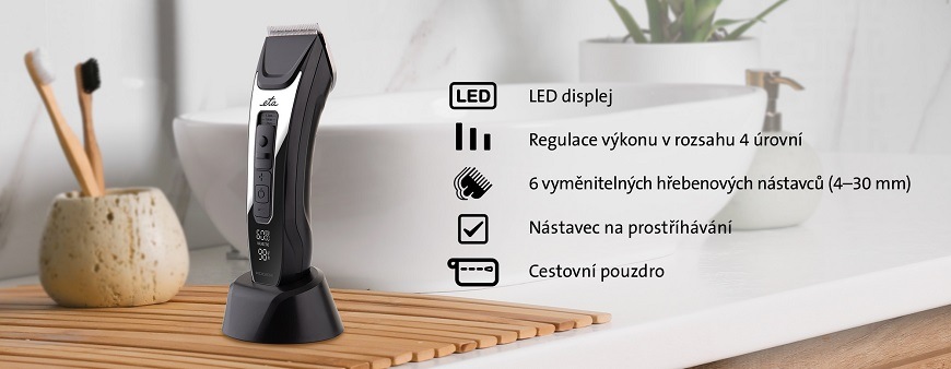 Zastrihávač vlasov ETA Roger 9345 90000 sivý Zastrihávač vlasov ETA Roger 9345 90000 sivý