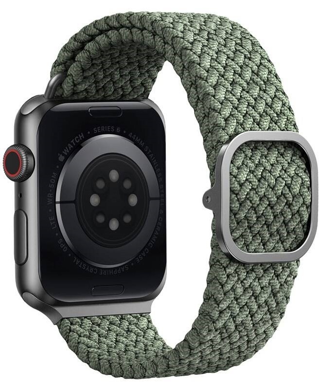 Remienok Uniq Aspen na Apple Watch 42/44/45mm zelený