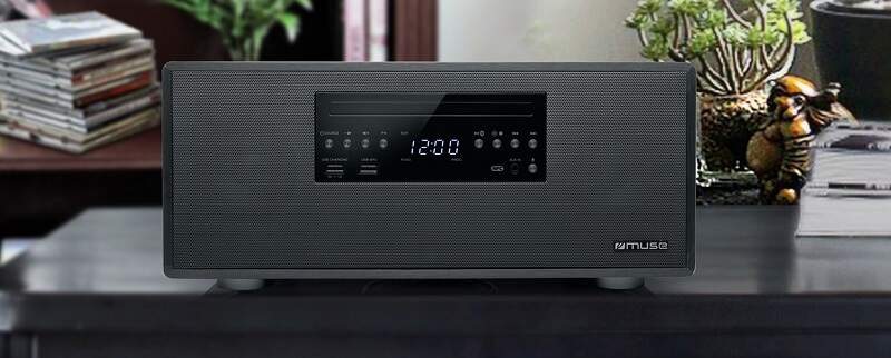 Mikro HiFi systém MUSE M-692BTC čierny