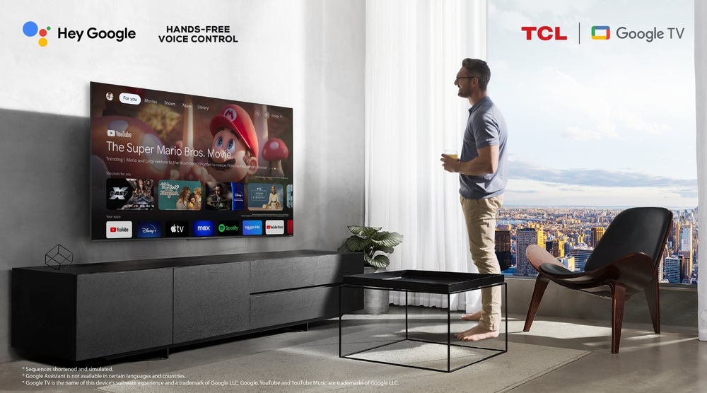 Televízor TCL 75C7K „Televízia