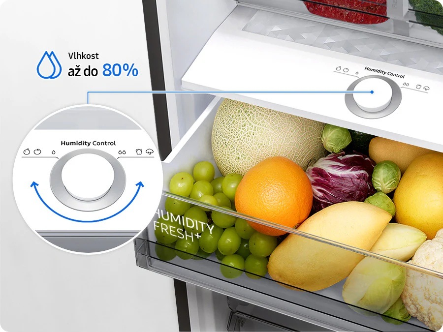 Chladnička Samsung RB38C600EWW/EF - Humidity Fresh +