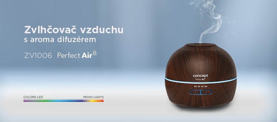 Zvlhčovač vzduchu Concept Perfect Air ZV1006 Wood Zvlhčovač vzduchu Concept Perfect Air ZV1006 Wood
