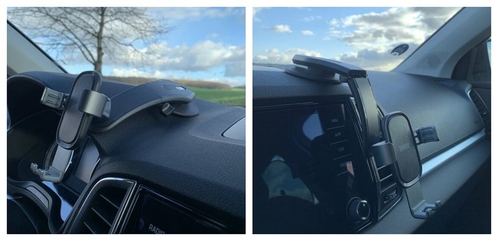 Držiak na mobil Swissten S-GRIP G1-R1 čierny Držiak na mobil Swissten S-GRIP G1-R1 čierny