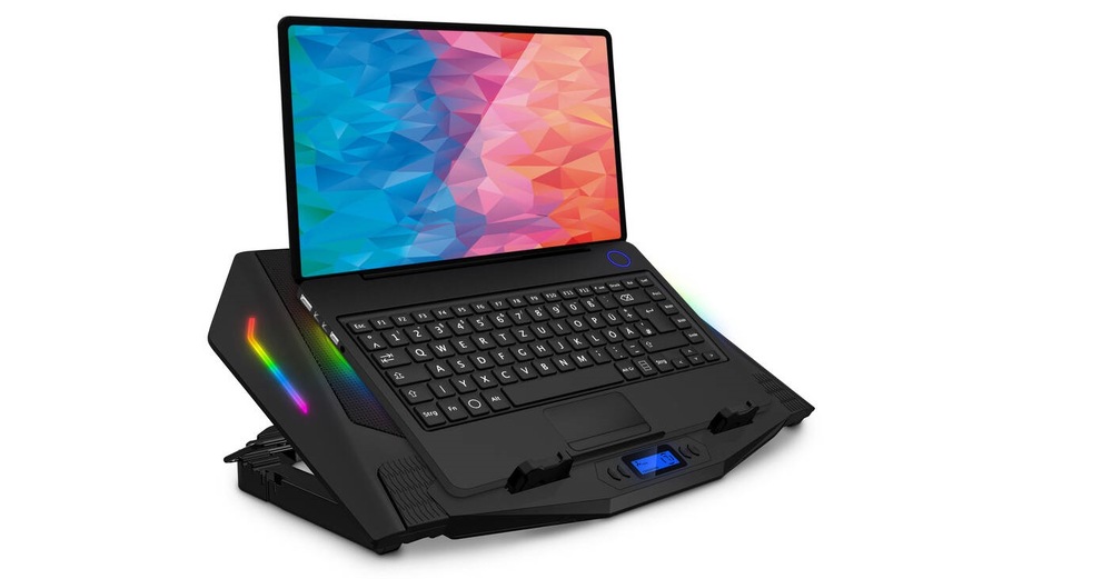 Chladiaca podložka pre NTB Connect IT NEO RGB do 17" čierna Chladiaca podložka pre NTB Connect IT NEO RGB do 17" čierna