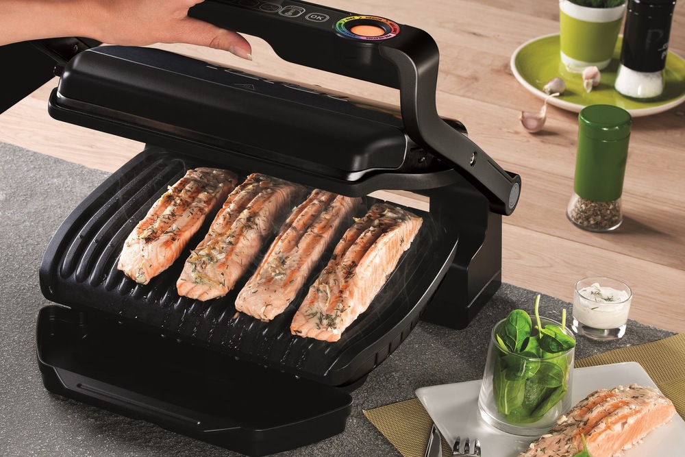 Gril Tefal Optigrill+ GC712834 čierny TEFAL OptiGrill+ GC712834
