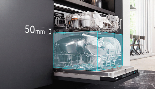 Umývačka riadu Samsung DW DW60R7070BB/EO Vnitřní prostor