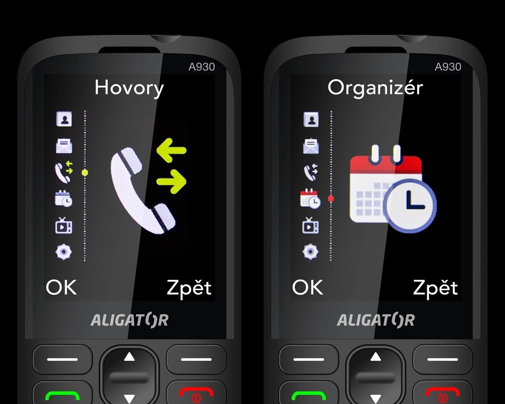 Mobilný telefón Aligator A930 4G červený Mobilný telefón Aligator A930 4G červený
