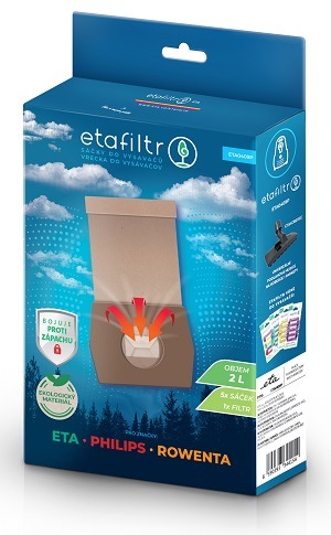 ETAFilter vrecká do vysávačov ETA, DeLonghi, Philips, Privileg, Rowenta, Tefal