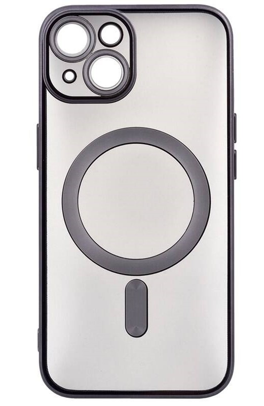 Kryt na mobil WG Magic Eye Magnet na Apple iPhone 14/13 čierny/priehľadný