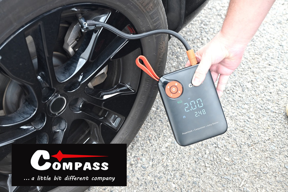 Nabíjačka/Štartovací box Compass 7167 Štartovací box Compass 7.200mAh 600A