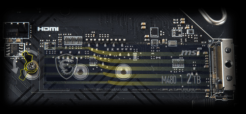 Základná doska MSI PRO B760-P WIFI DDR4 MSI PRE B760-P WIFI zaujme aj jednoduchou montážou s EZ M.2