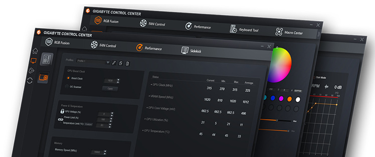 Základná doska GIGABYTE H610M GAMING WIFI DDR4 Jednotná správa výkonu pripojených komponentov prebieha cez riadiace centrum Gigabyte