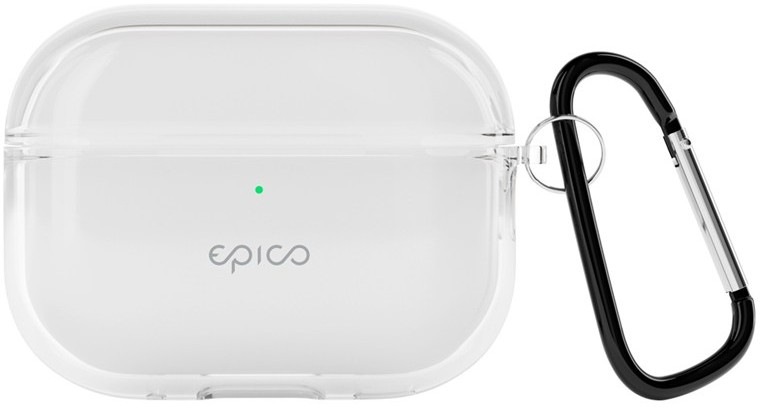 Priehľadné puzdro Epico transparent pre AirPods Pro 3″ width=