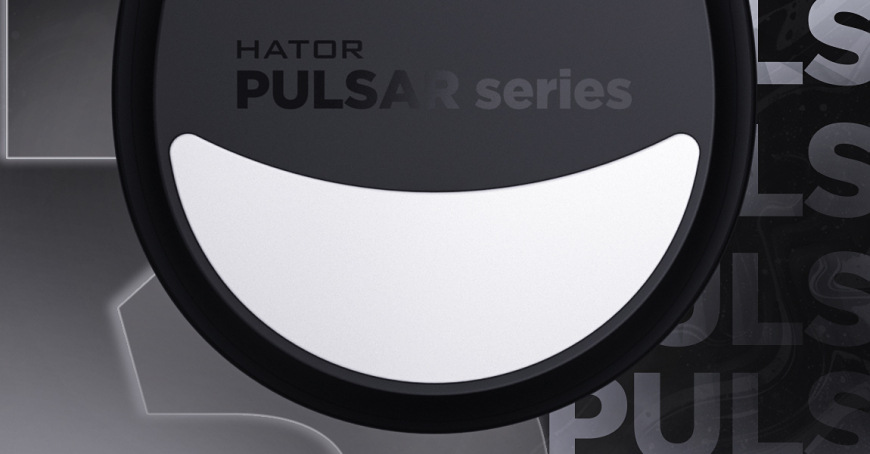 Myš HATOR Pulsar 3 PRO čierna Detail spodnej klznej plochy myši HATOR Pulsar 3 Pro Wireless