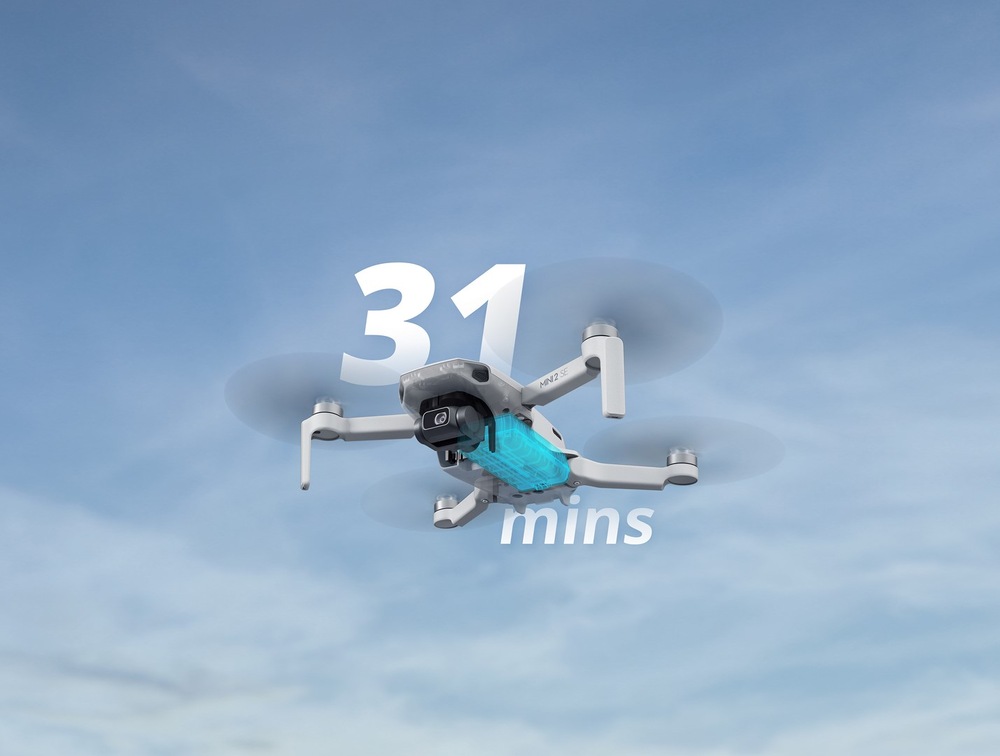 Dron DJI Mini 2 SE Fly More Combo sivý Dron DJI Mini 2 SE Fly More Combo sivý