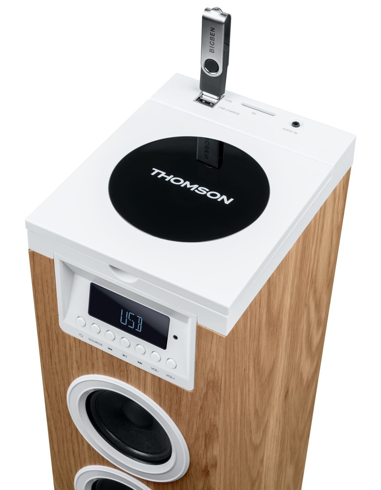 Reproduktor Thomson DS121CD biely/hnedý