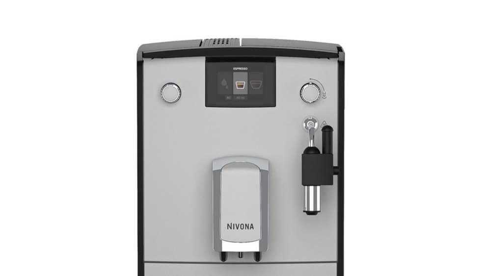 Detail na displej kávovaru NIVONA NICR 555, je tam nastavené espresso