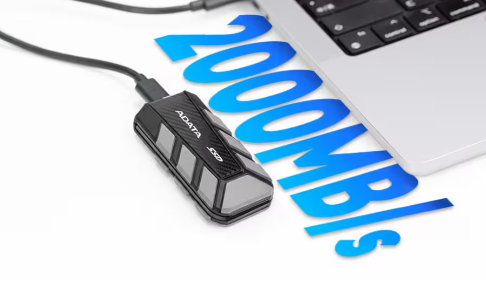 ADATA SD820 podporuje prenosové rýchlosti až 2 000 Mb/s