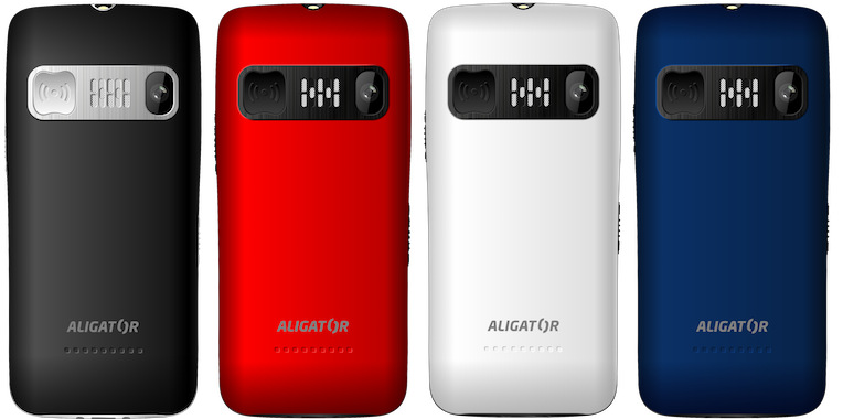 Mobilný telefón Aligator A675 Senior červený