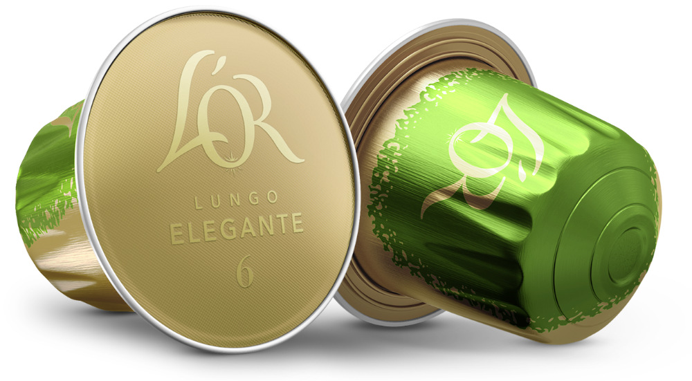 Kapsuly pre espressá L’OR Lungo Elegante (10 ks)