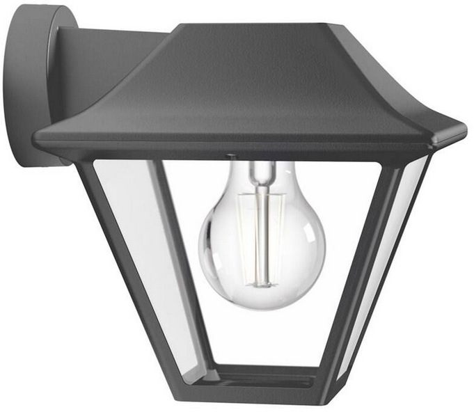 Nástenné svietidlo Philips Alpenglow, 1xE27 - antracitové Nástenné svietidlo Philips Alpenglow, 1xE27 - antracitové